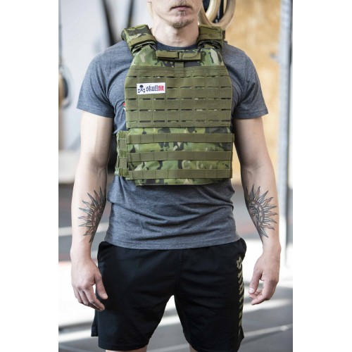 Camo green vest