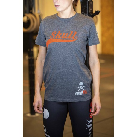 FIT SKULL DARK GREY-RED W
