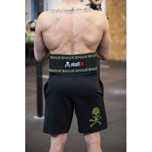 Belt black skull