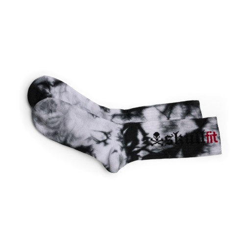 Calzini tie dye black