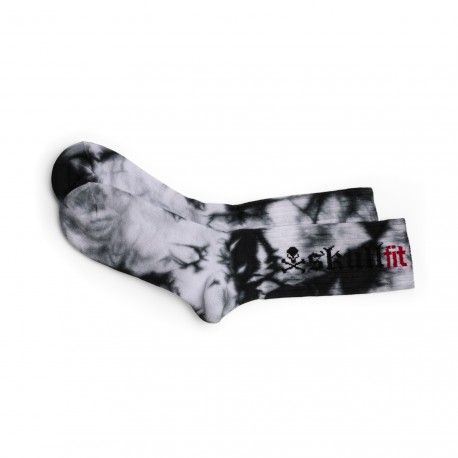 Calzini tie dye black