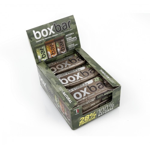 Barretta Proteica Vegana – Cocco e Cioccolato (12 X 60G)