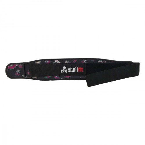 BELT ROSES SKULL